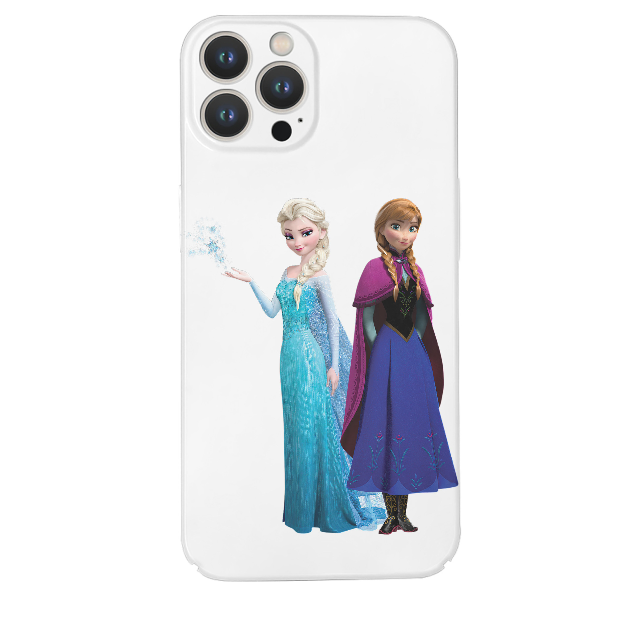 （画像用） アナと雪の女王 アンナ エルサ Frozen Anna Elsa 【iPhone 14シリーズ対応】ハードケース